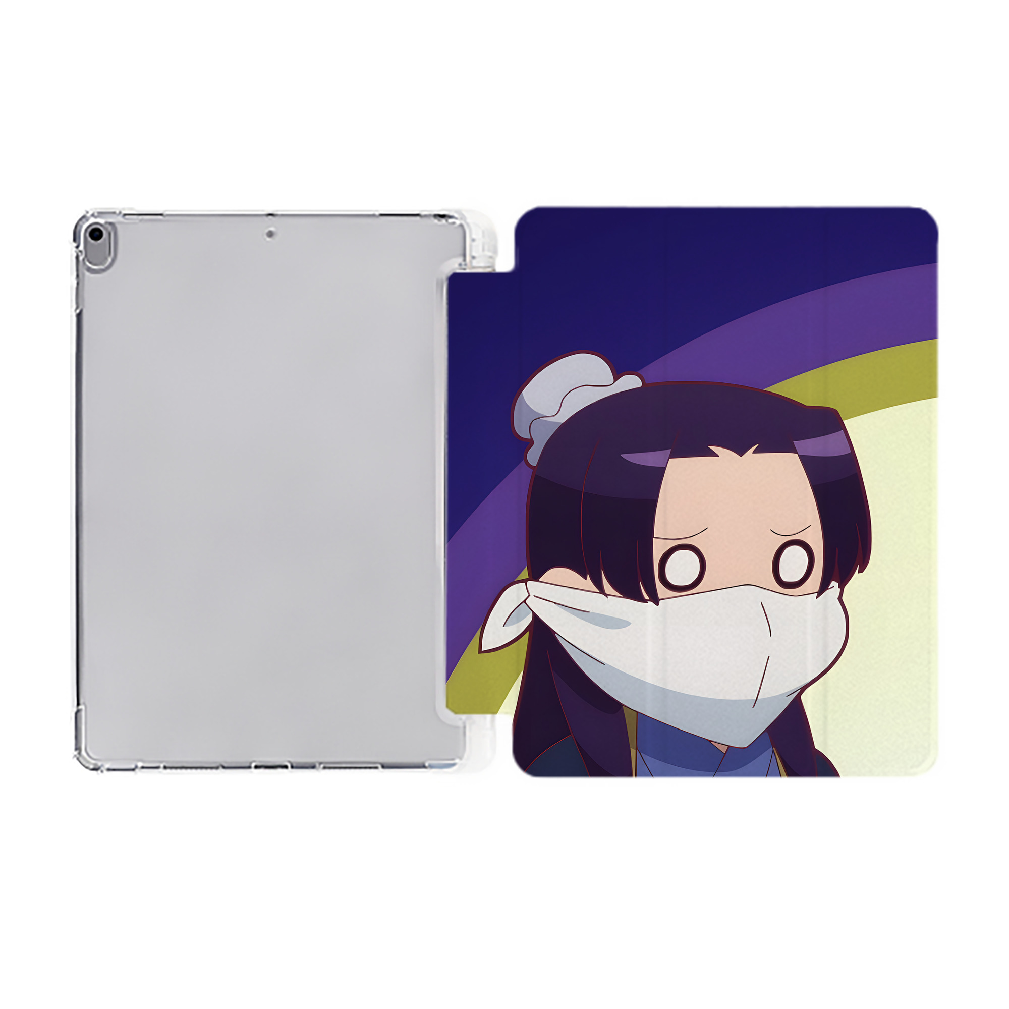 （画像用） 薬屋のひとりごと The Apothecary Diaries IPad ケース ペン収納付き 三つ折りスタンド PUレザー×シリコン 対応機種9.5/10.5/10.9インチ